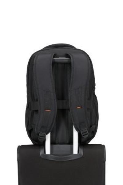 Samsonite American Tourister AT WORK lapt. batoh 15, 6" Black/ Orange3