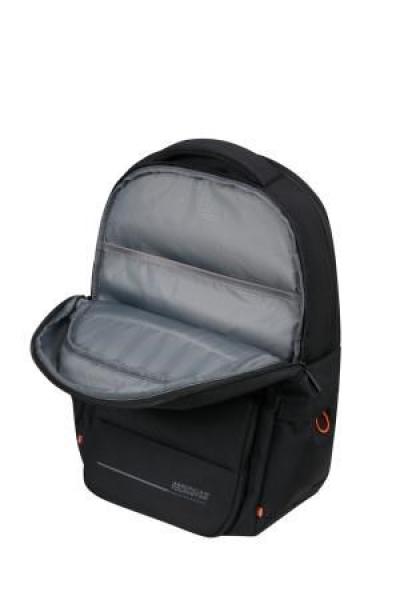 Samsonite American Tourister AT WORK lapt. batoh 15, 6" Black/ Orange4