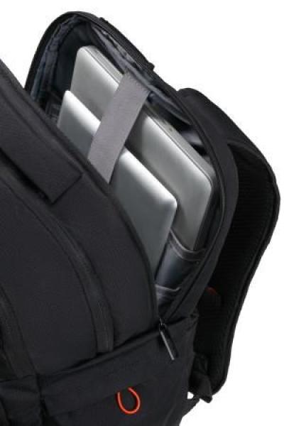 Samsonite American Tourister AT WORK lapt. batoh 15, 6" Black/ Orange5
