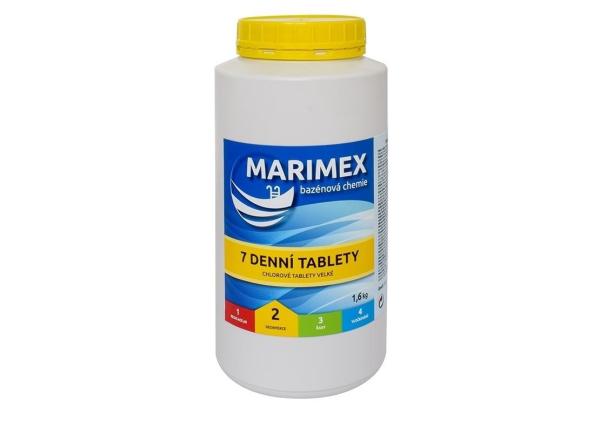 Marimex 7 Denní tablety 1, 6 kg - bazénová chemie - DEZINFEKCE1