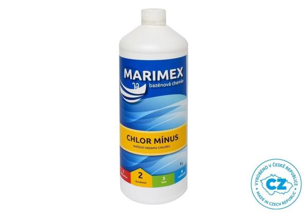 Marimex Chlor mínus 1 l - bazénová chemie - DEZINFEKCE