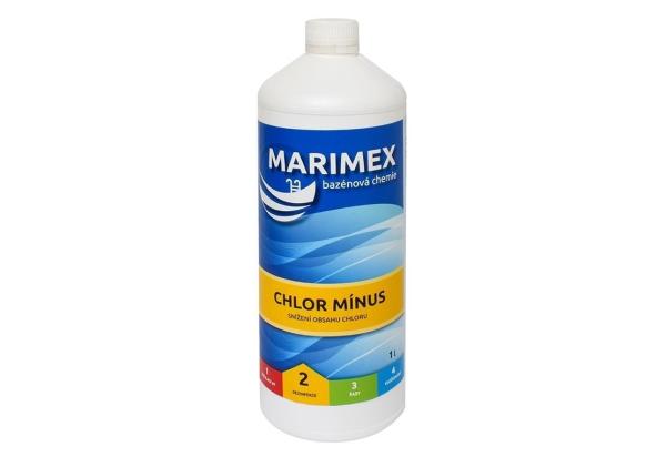 Marimex Chlor mínus 1 l - bazénová chemie - DEZINFEKCE1