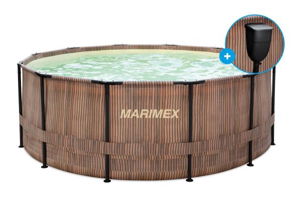 Marimex Florida bazén 3, 66x1, 22 m se zabudovaným skimmerem - motiv TEAK