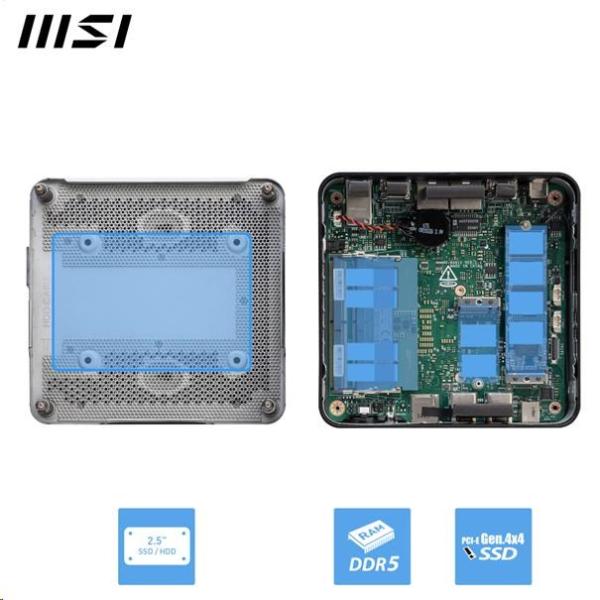 MSI PC Cubi NUC 1MG-420BEU,  Core 3 100U,  8GB,  N/ A,  N/ A,  No OS,  Black7