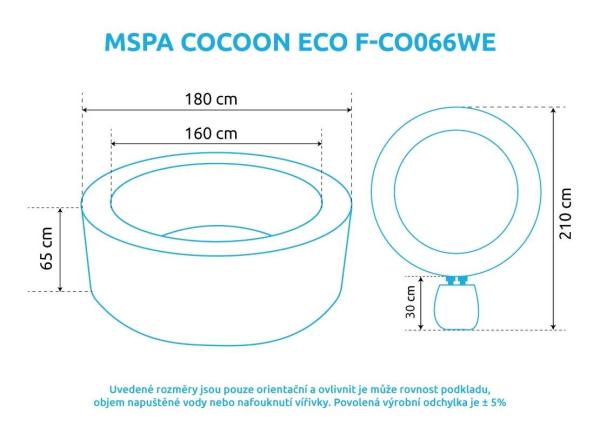 Marimex bazén vířivý MSPA Cocoon ECO F-CO066WE3