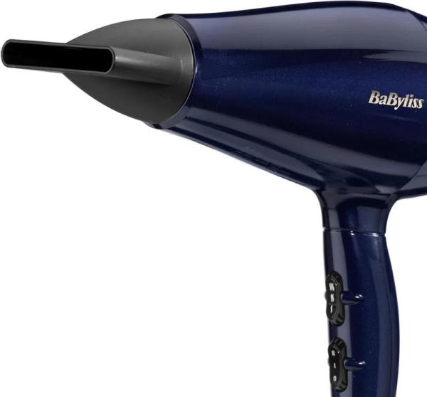 BaByliss 5911E Black Onyx fén,  regulace rychlosti a teploty,  funkce chladného vzduchu,  ergonomická rukojeť2