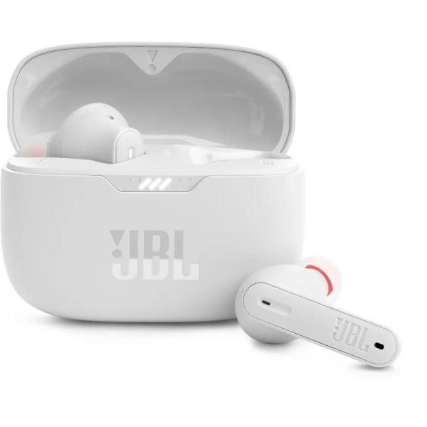 JBL Tune 230NC TWS White True Wireless sluchátka s potlačením hluku,  16 ohm,  Bluetooth 5.2,  bílá