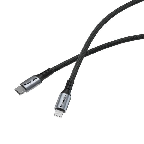 VERBATIM Kabel Sync & Charge,  USB-C na Lightning,  120cm3