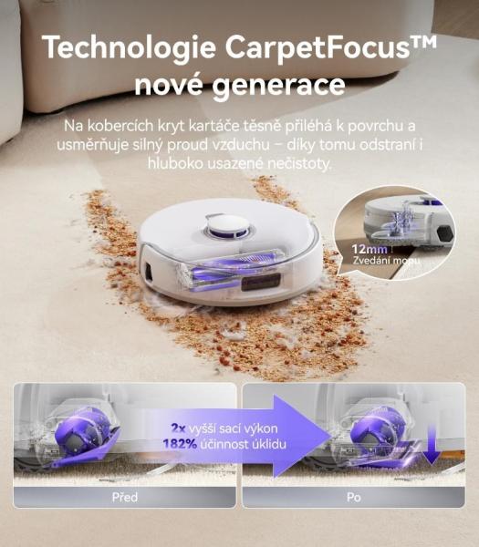 Narwal Freo Z10 Pro white - AI robotický vysavač s rotačním mopem a samočistící stanicí0