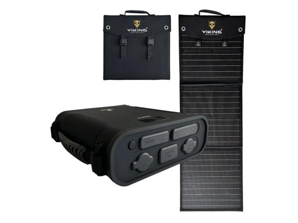 Set powerbanka Viking VIDAR IV a solárny panel Viking L60 PD