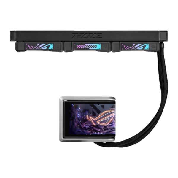 ASUS vodní chladič CPU AIO ROG RYUO IV 360 ARGB,  3x120mm,  LGA1851,  AM5,  černá3