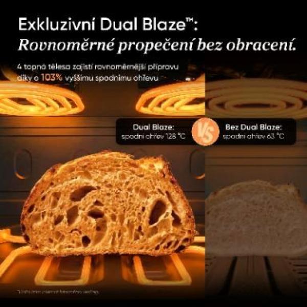 Cosori Dual Blaze Twin Fry Compact horkovzdušná fritéza 8, 6 L,  keramika,  černá2