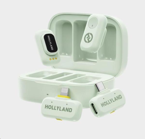 Hollyland LARK A1 Combo Mint Green,  with USB-C+ Lightning