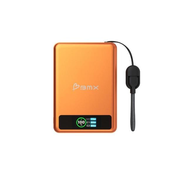 BMX SolidSafe™ 10K Solid-State Magnetic Power Bank,  Orange