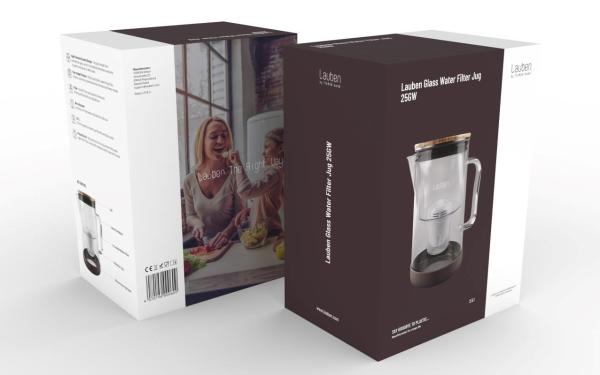 Lauben Glass Water Filter Jug 25GW - filtrační konvice16