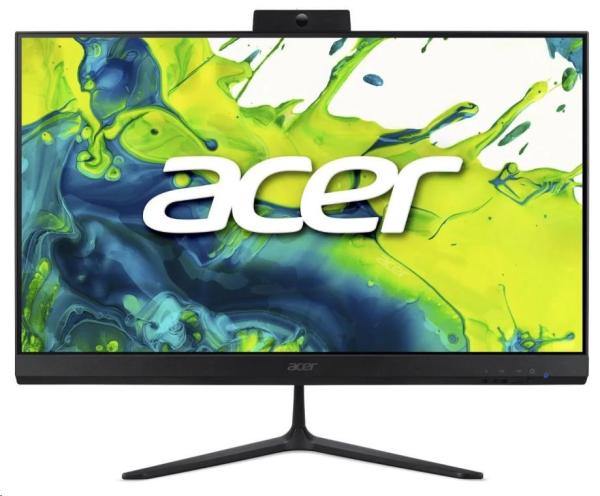 ACER PC AiO Aspire C24-2G_UUBR57430U_65W, R5 7430U, 23.8"FHD, 8GB, 512GB SSD, UHD, W11H, Black1