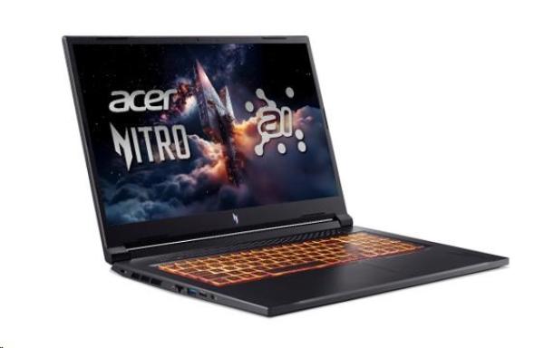 ACER NTB Nitro V 17 AI (ANV17-41-R70P), Ryzen 7 260, 17.3"QHD, 32GB, 1TB SSD, RTX 5060, Linux, Black2