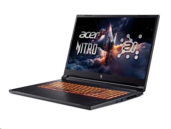 ACER NTB Nitro V 17 AI (ANV17-41-R70P), Ryzen 7 260, 17.3"QHD, 32GB, 1TB SSD, RTX 5060, Linux, Black3