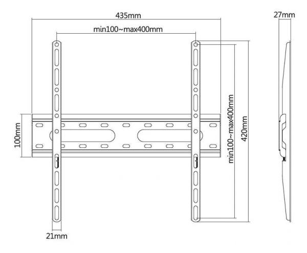 Fixní držák na Tv Fiber Mounts Rico-1
4