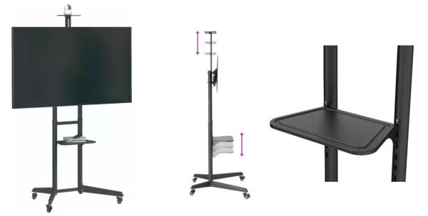 Tv stojan s policemi Fiber Mounts Lutar-2
4