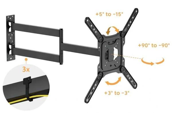 Otočný sklopný držák Tv Fiber Mounts Fugero
2