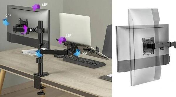 Stolní držák na notebook a monitor Fiber Mounts SDN20
2
