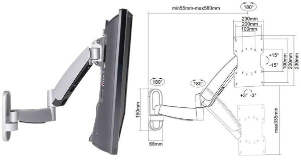 Polohovací držák Tv Fiber Mounts Fine2
3