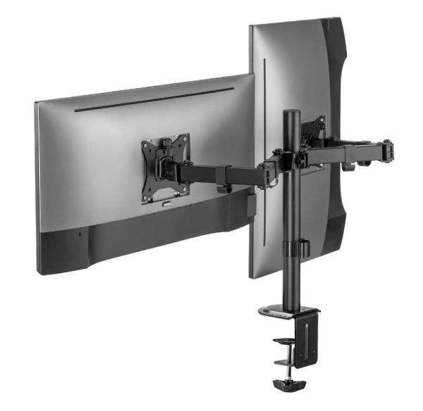 Stolní držák na 2 monitory Fiber Novelty FN4021