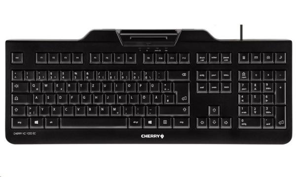 CHERRY klávesnice se čtečkou karet KC 1000 SC/  USB/  ISO 7816 podporované karty/  černá/  CZ layout