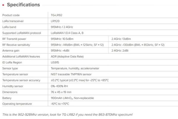 MikroTik TG-LR92 IoT senzorový tag LoRaWAN (902-928Mhz)4