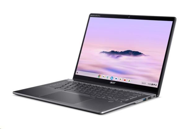 ACER NTB Chromebook Plus Spin 514 (CP514-4HN-55KB), Core 5 120U, 14"WUXGA, 8GB, 256GB SSD, UHD, Chrome, Gray0