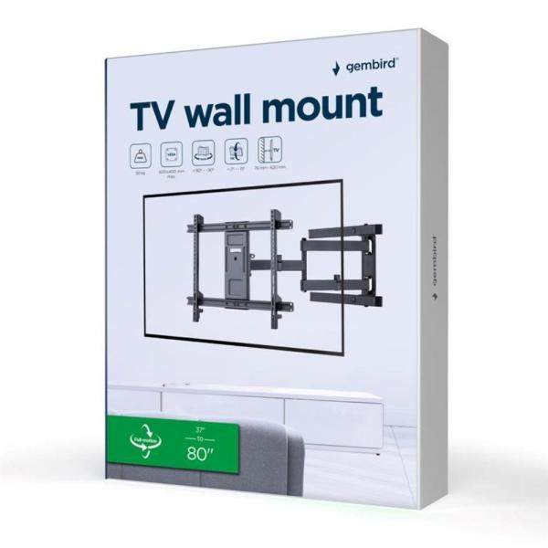 GEMBIRD Držák TV WM-80ST-05,  37"-80" (50kg),  plně pohyblivý