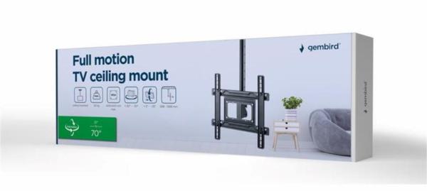 GEMBIRD Držák TV na strop,  32“ - 70“,  plně pohyblivý