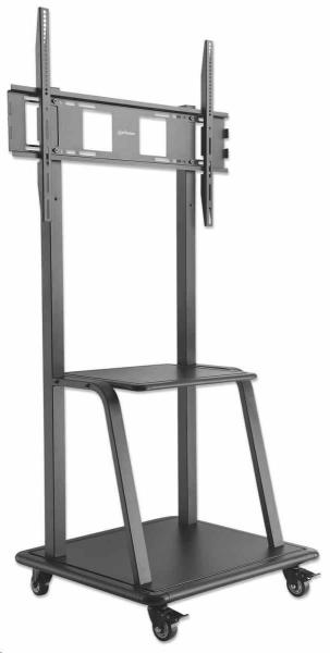 BAZAR - Manhattan univerzální TV vozík,  Universal Heavy Duty TV Cart,  37" až 100" TV,  černá - Poškozený obal (Komplet)2