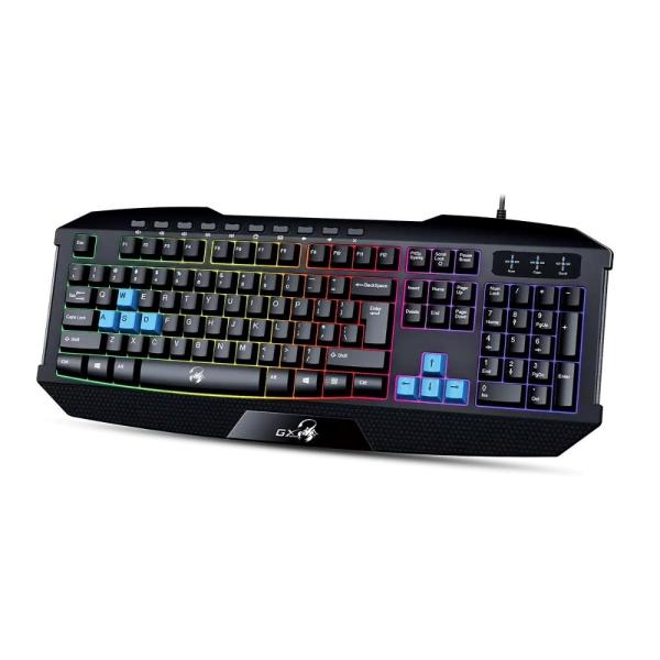 GENIUS GX GAMING Scorpion K215/  Herní drátová klávesnice/  podsvícená/  USB/  Copilot/  černá/  CZ+SK layout1