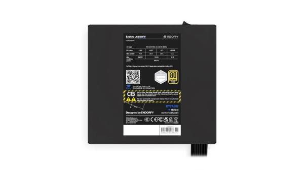 ENDORFY Zdroj Enduro L6 850 W,  120mm,  80 Plus Gold9