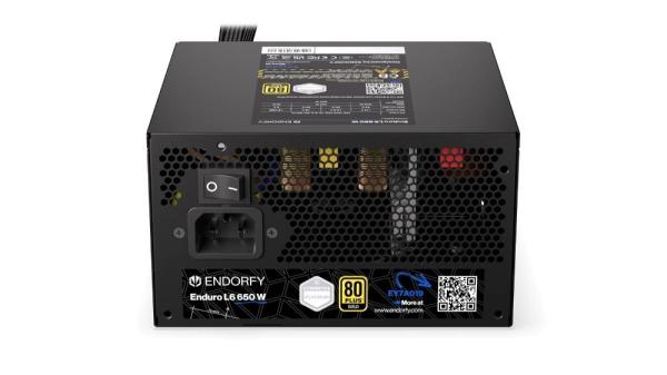 ENDORFY Zdroj Enduro L6 650 W,  120mm,  80 Plus Gold10