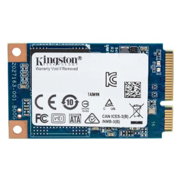 Kingston SSD Industrial 128GB SATA mSATA (R:550,  W:370MB/ s)