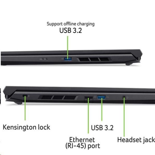 ACER NTB Nitro V 16 (ANV16-I31-98RH), Core 9 270H, 16"WUXGA, 16GB, 1TB SSD, RTX 5070, Linux, Black9