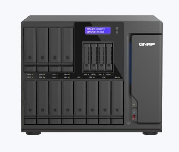 QNAP TVS-AIh1688ATX-U9-32G (24C/ CoreUltra9/ 5, 6GHz/ 32GBRAM/ 12xSATA/ 4xU.2/ 2x2, 5GbE/ 2x10GbE/ 5xUSB3.2/ 1xUSB4/ 3xPCIe/ 1xHDMI)