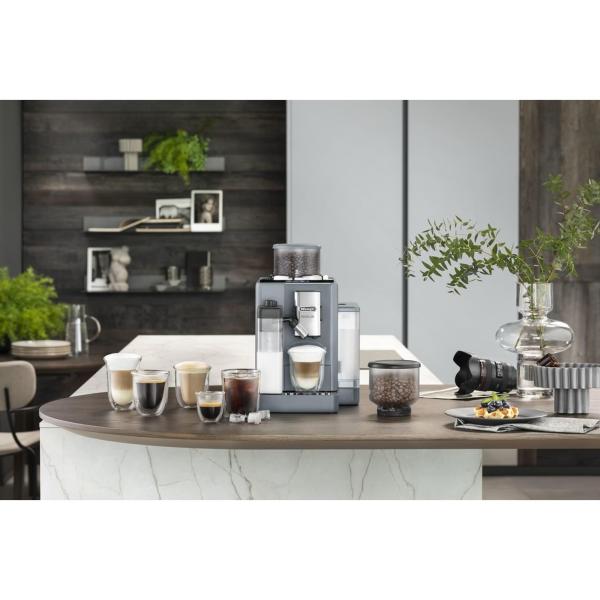 BAZAR - DeLonghi Rivelia EXAM440.55.G,  automatický kávovar šedý,  LatteCrema,  Bean Switch,  Bean Adapt,  16 nápojů - Poškoz5