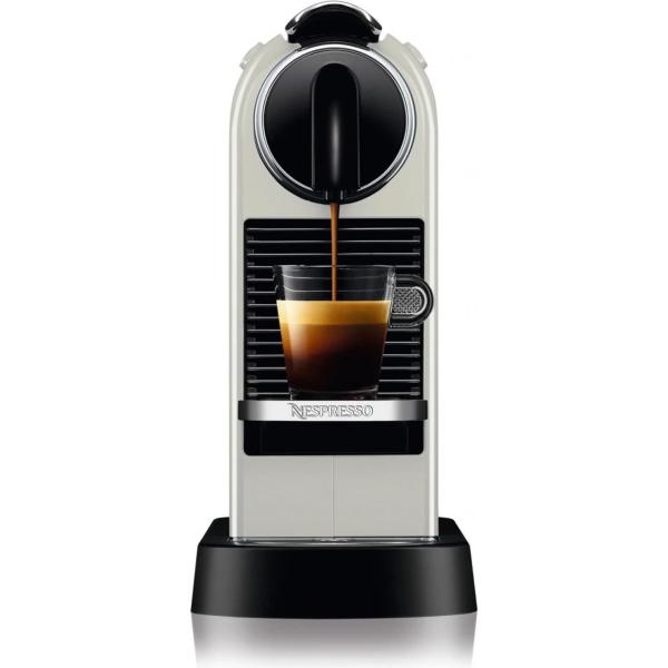 BAZAR - DeLonghi Nespresso Citiz EN 167.W,  kapslový kávovar bílý,  19 bar,  Thermoblock,  1 l nádrž - Poškozený obal (Kompl1