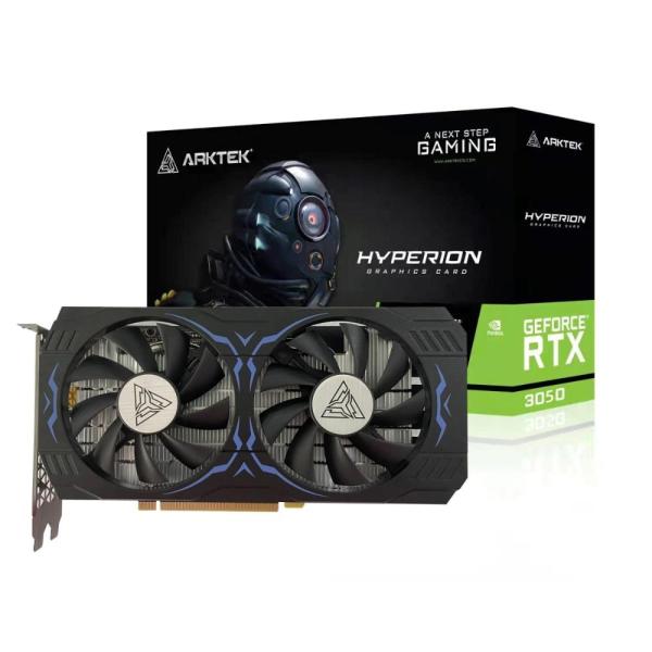 ARKTEK VGA NVIDIA GeForce RTX 3050 Hyperion 8GB,  RTX 3050,  8GB GDDR6,  1xDP,  1xHDMI,  1xDVI