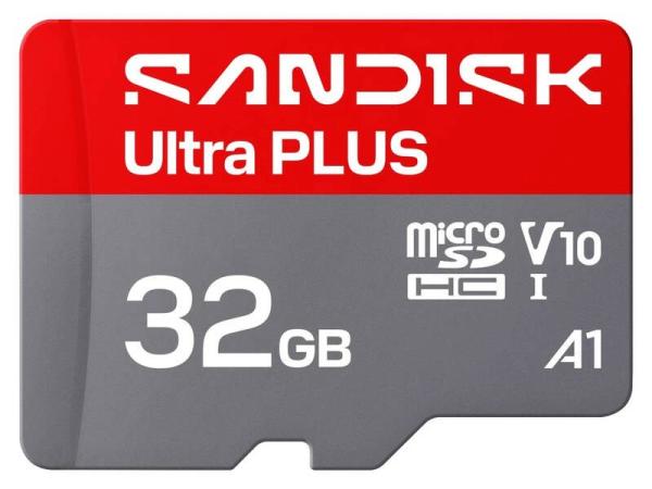 Sandisk Ultra PLUS micro SDXC karta 32GB UHS-I, V10,  U1,  C10,  (130MB/ s)1
