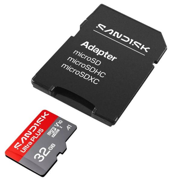 Sandisk Ultra PLUS micro SDXC karta 32GB UHS-I, V10,  U1,  C10,  (130MB/ s)3