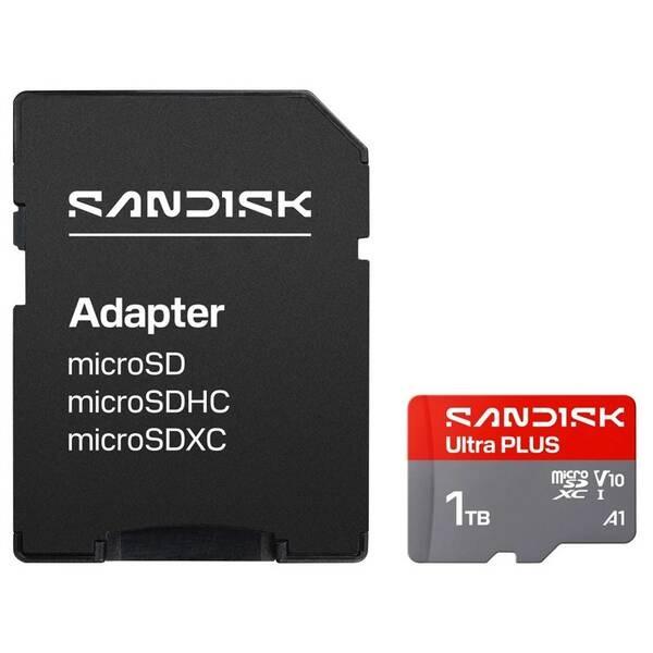 Sandisk Ultra PLUS micro SDXC karta 1TB UHS-I,  V10,  U1,  C10,  (200MB/ s)
