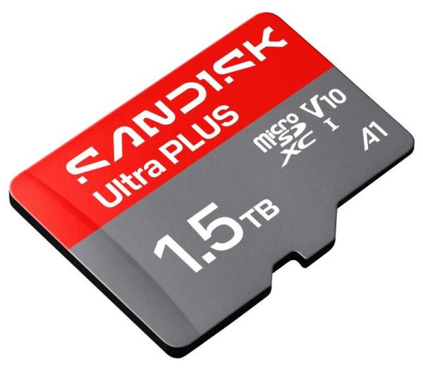 Sandisk Ultra PLUS micro SDXC karta 1, 5TB UHS-I,  V10,  U1,  C10,  (200MB/ s)2