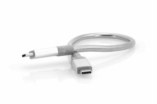 VERBATIM 48867 kabel USB-C to USB-C Sync & Charge Cable USB 3.1 GEN 2 30cm Silver _O2 polep1