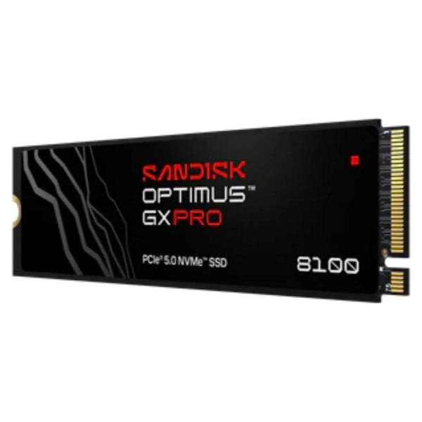 SANDISK SSD OPTIMUS GX PRO 8100 NVMe 1TB PCIe,  Gen4,  (R:14900,  W:11000MB/ s),  bez chladiče
