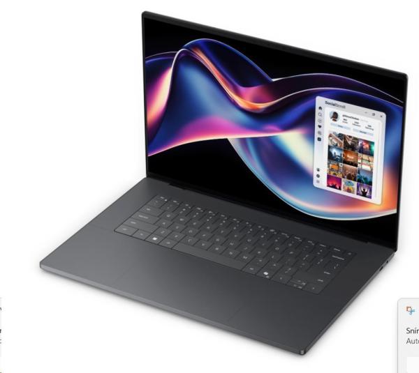 Dell NTB  XPS 16 (DA16260) - Ultra X7-358H/ 16"touch OLED-400 nits/ 64GB/ 1TB SSD/  intel graphic2